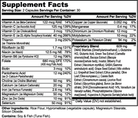 Cromwell & Smith Neuro Vantage, daily cognitive support capsules, DMAE, Phosphatidylserine, Huperzine A