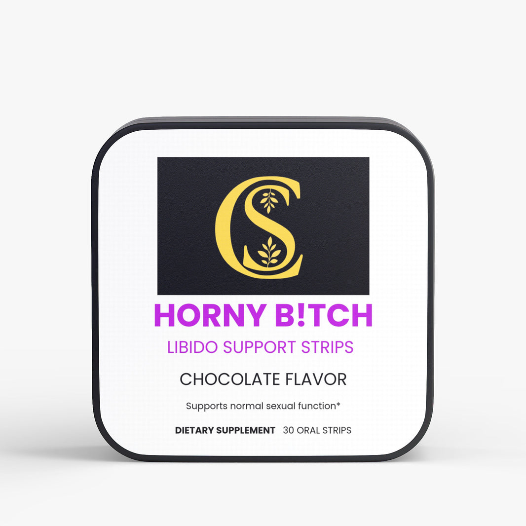 Cromwell & Smith, Horny B!tch, Horny Bitch, Libido Support Strips, chocolate oral strips, vitality support