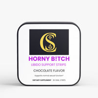Cromwell & Smith, Horny B!tch, Horny Bitch, Libido Support Strips, chocolate oral strips, vitality support