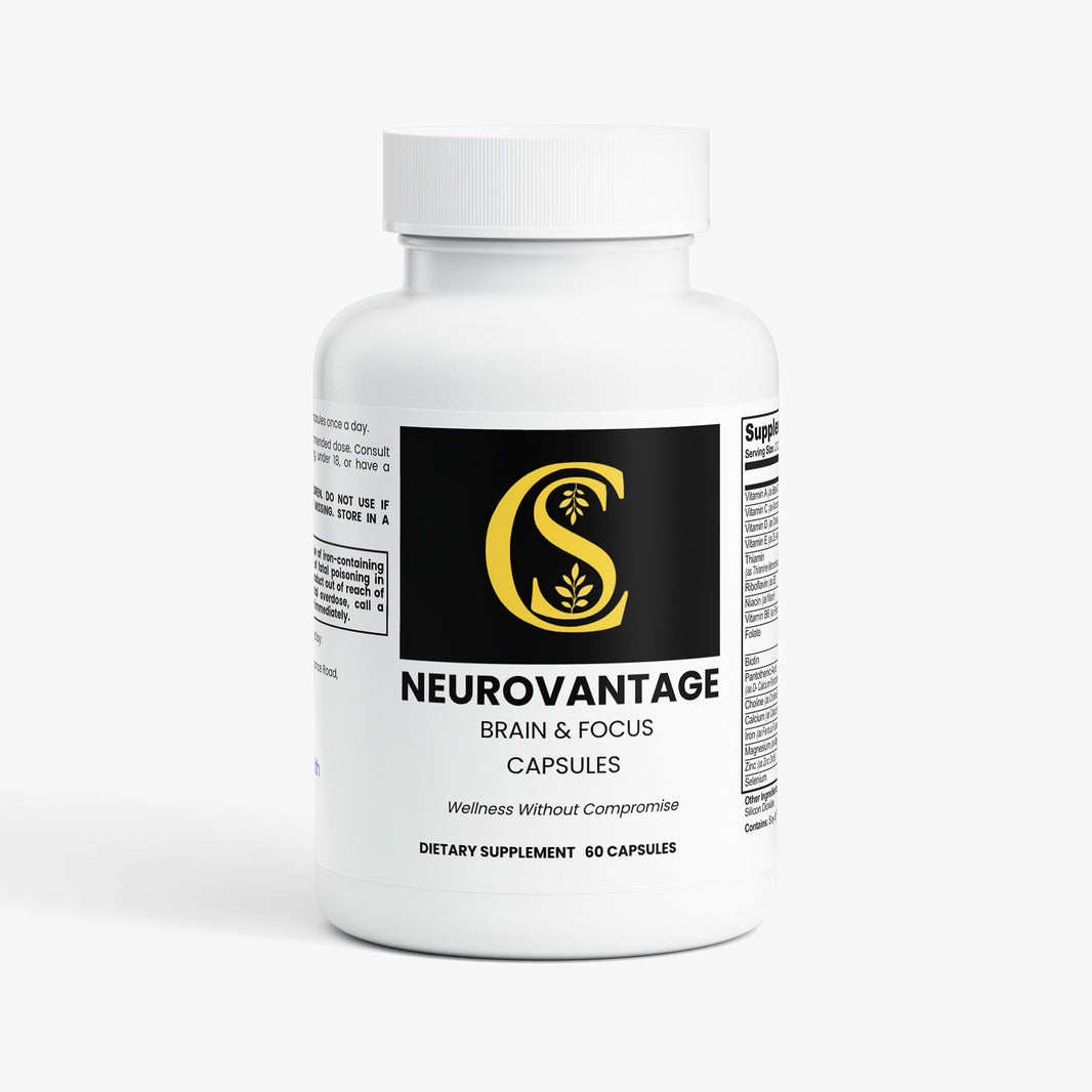 Cromwell & Smith, Neuro Vantage, Brain & Focus Capsules, cognitive support capsules, brain health supplement