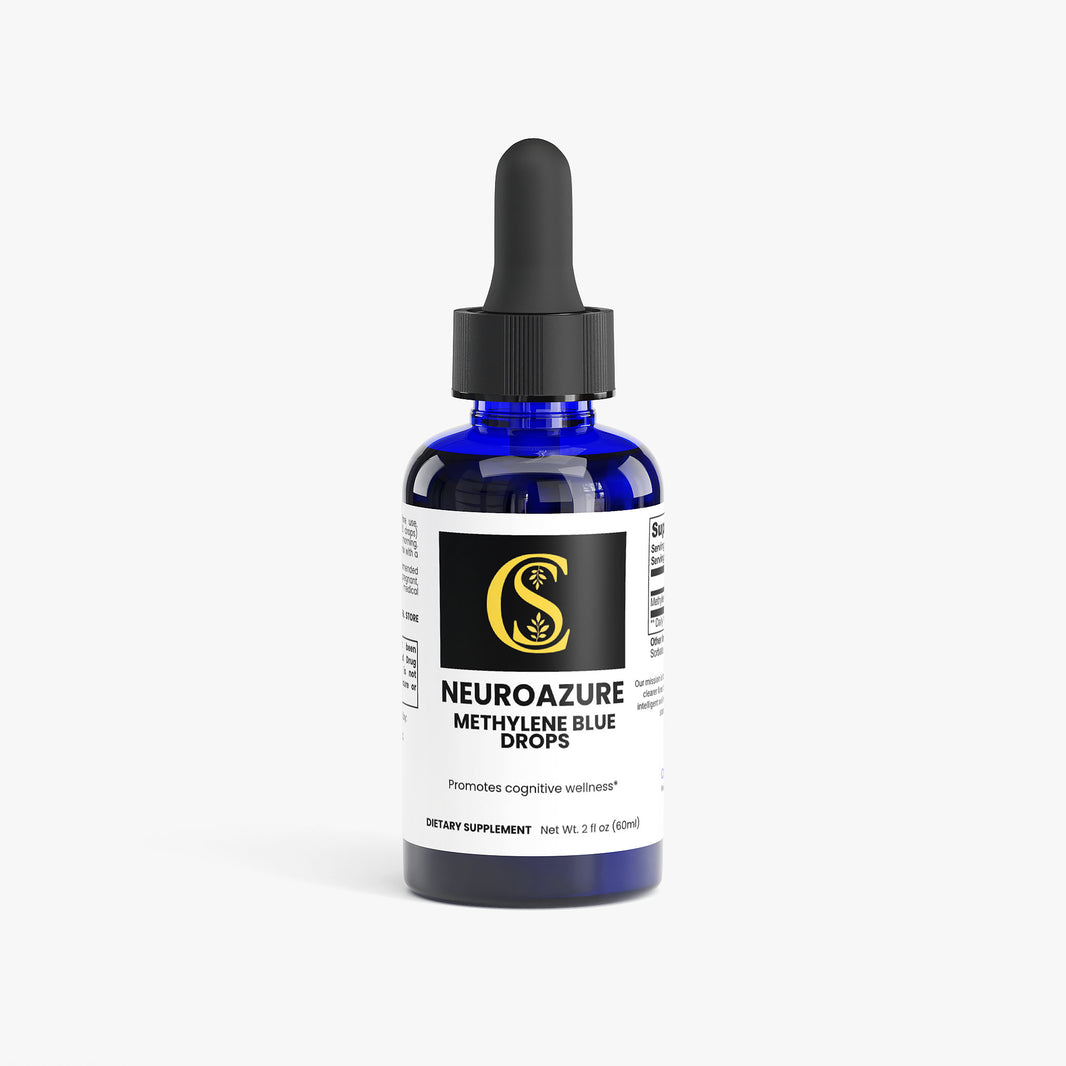 Cromwell & Smith, NeuroAzure, Methylene Blue Drops, cellular energy support, cognitive wellness drops