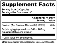 Cromwell & Smith NeuroCalm, serotonin support capsules, 5-HTP supplement, daily calm, holistic wellness