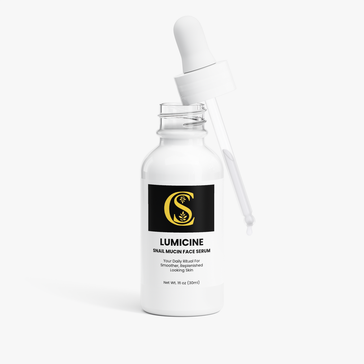 Lumicine Snail Mucin Face Serum, hydrating skincare, smooth skin serum, supple skin, daily face serum