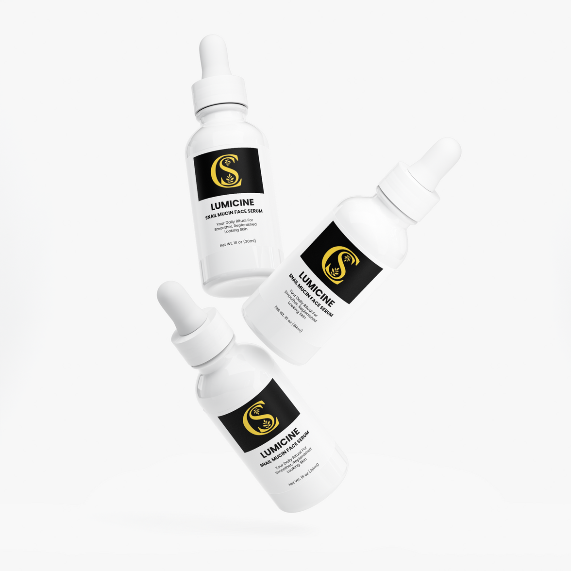 Lumicine Snail Mucin Face Serum, smooth supple skin, plump skin serum, Centella Asiatica, provitamin B5